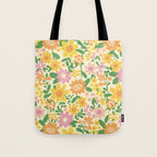 Yellow  Tote Bag Gallery Image 1