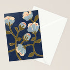 Blue Perennial Stationery Card Gallery Image 2
