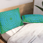 LISBOA, bright green & blue Pillow Sham Gallery Image 2