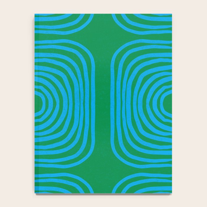 LISBOA, bright green & blue Notebook Gallery Image 4