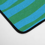 LISBOA, bright green & blue Desk Mat Gallery Image 4