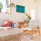 LISBOA, bright green & blue Wall Hanging Gallery Image 2