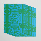 LISBOA, bright green & blue Wrapping Paper Gallery Image 3
