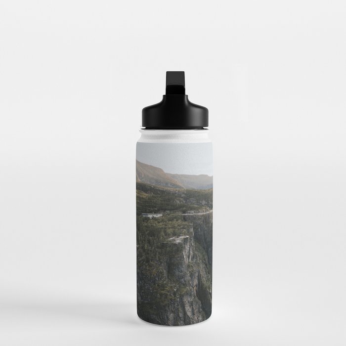Voringsfossen Waterfall - Landscape and Nature Photography Water Bottle Gallery Image 3