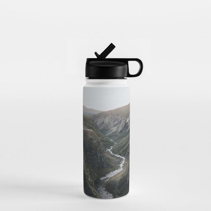 Voringsfossen Waterfall - Landscape and Nature Photography Water Bottle Gallery Image 1