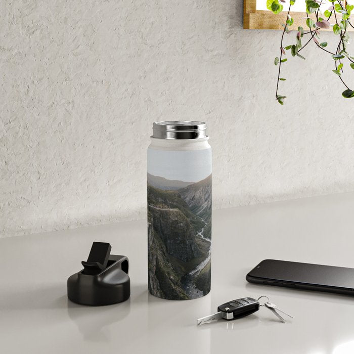 Voringsfossen Waterfall - Landscape and Nature Photography Water Bottle Gallery Image 4