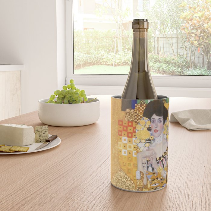 Gustav Klimt - The Woman in Gold Wine Chiller Gallery Image 4