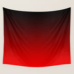 Black Red Neon Nights Ombre Wall Tapestry Gallery Image 4