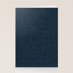 boho hexagon stripes - navy Stationery Card Gallery Image 2