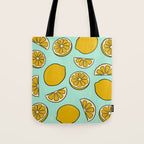 Lemon Print Tote Bag Gallery Image 1