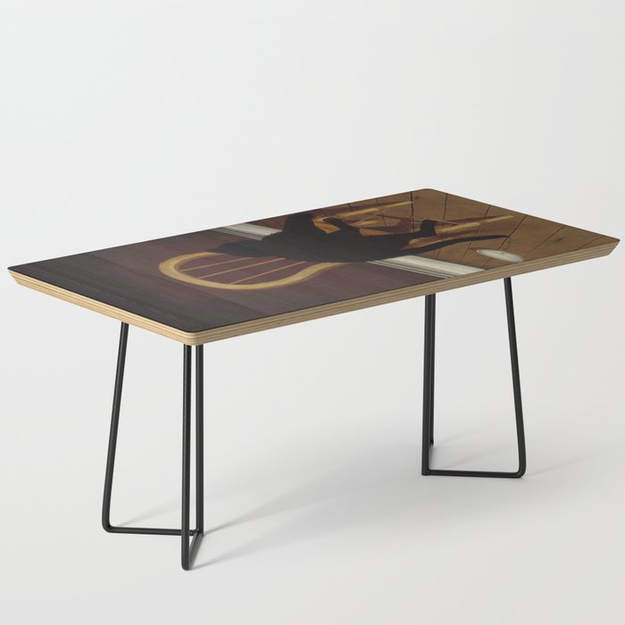 Black Cat on a Chair - Andrew L. von Wittkamp 1850-1875 Coffee Table Gallery Image 1