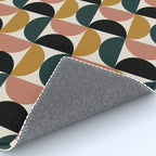 Bauhaus Mid Century Modern Geometric Pattern XIV Rug Gallery Image 4