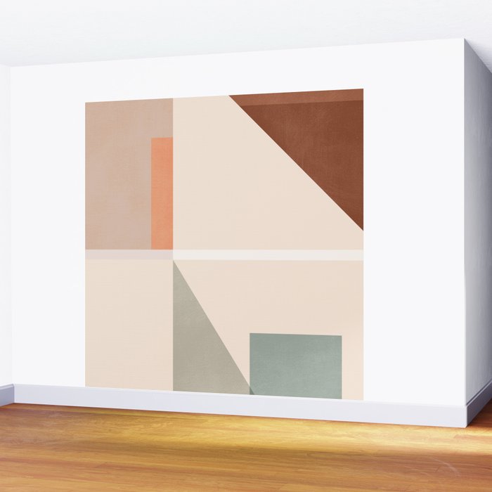 Abstract Geometric 16 Wall Mural Gallery Image 2