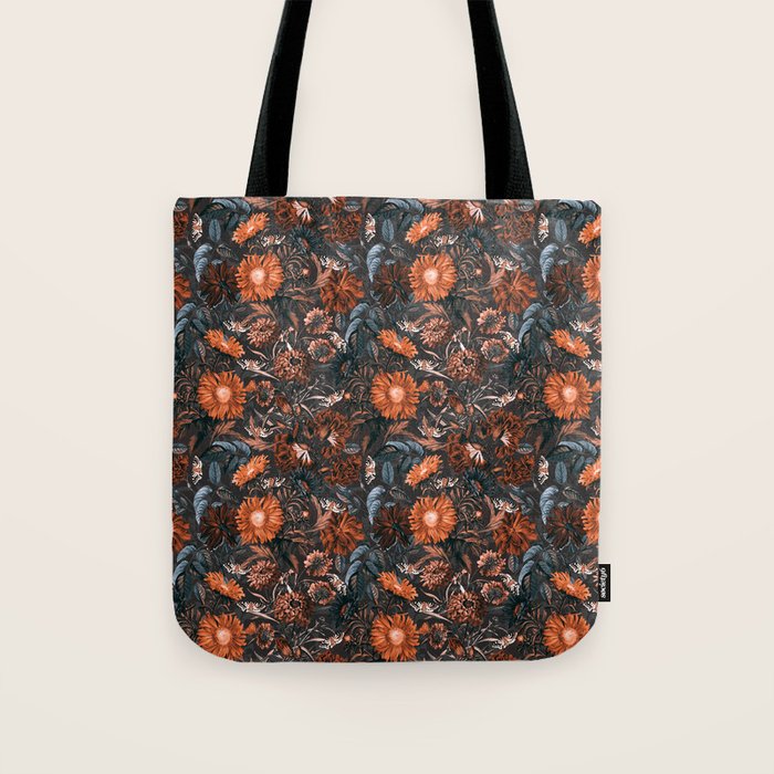 Autumn Winter Flowers V Tote Bag Gallery Image 1