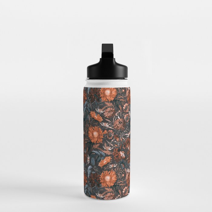 Autumn Winter Flowers V Water Bottle Gallery Image 3