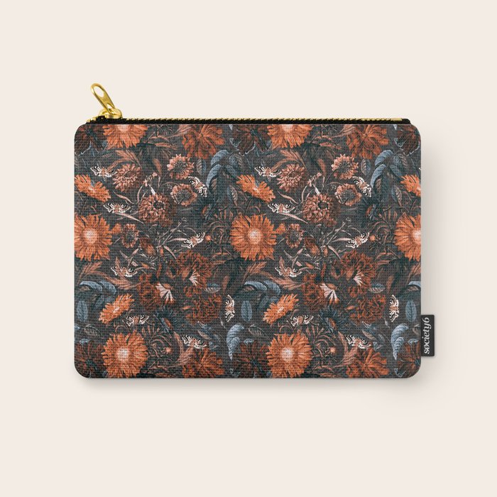 Autumn Winter Flowers V Carry All Pouch Gallery Image 1