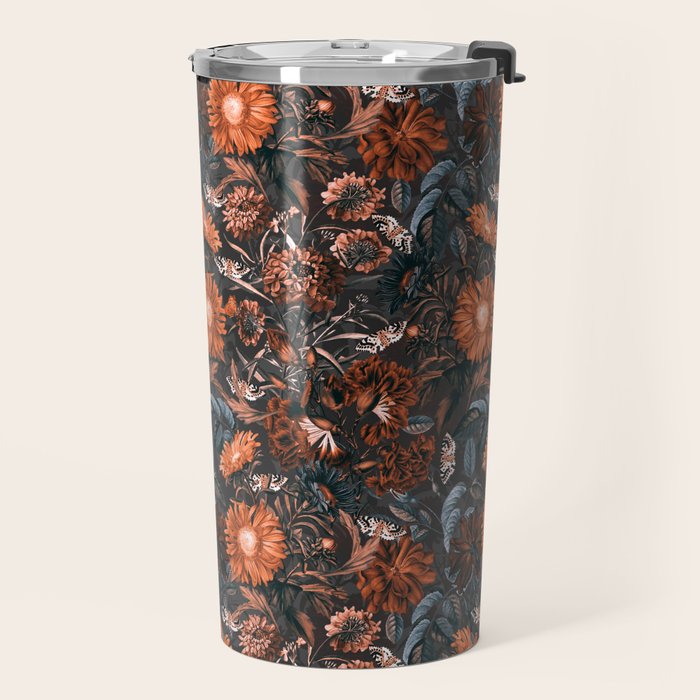 Autumn Winter Flowers V Travel Mug Gallery Image 2