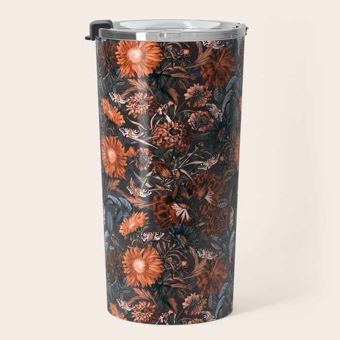 Autumn Winter Flowers V Travel Mug Gallery Image 3