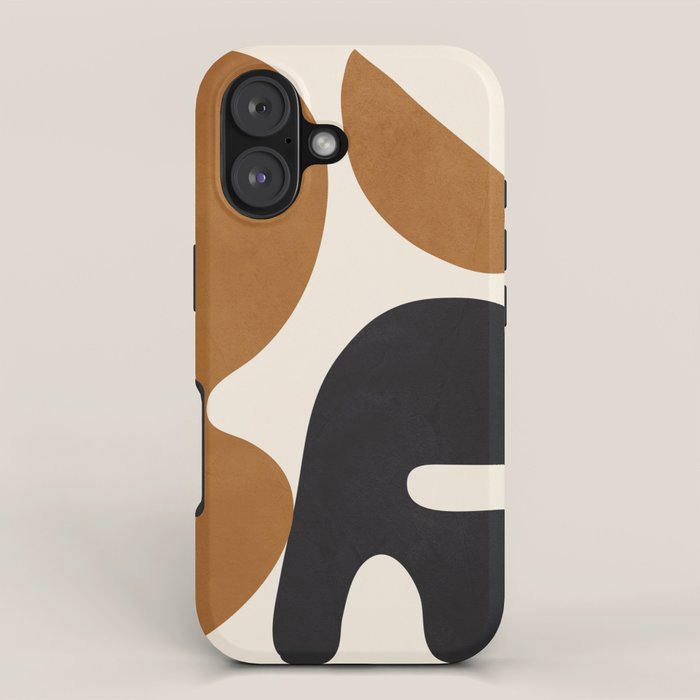 Abstract Art Minimal Shape 4 iPhone Case Gallery Image 1