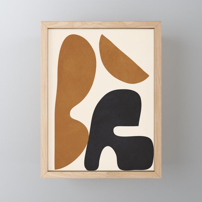 Abstract Art Minimal Shape 4 Mini Art Print Gallery Image 1