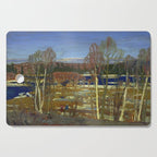 Tom Thomson Larry Dickson's Cabin 1917 Canadian Landscape Artist Cutting Board Gallery Image 1