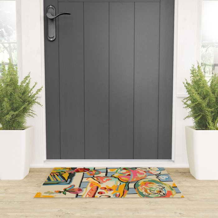BREAD AND PASTA LOVE  Welcome Mat Gallery Image 3