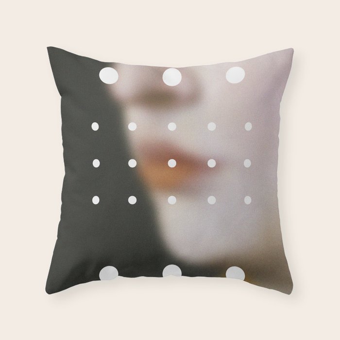 Arrangement In Skintones 57 Throw Pillow Gallery Image 1