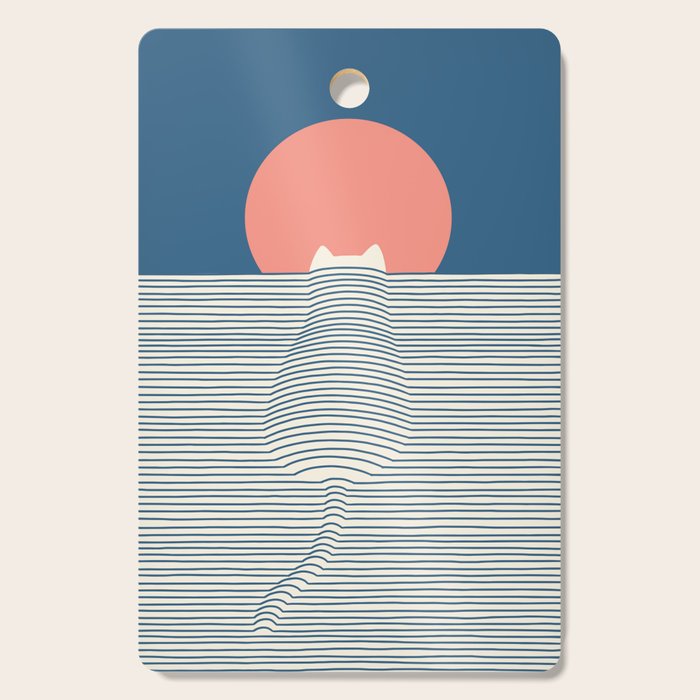 Cat Landscape 77 Cutting Board Gallery Image 1