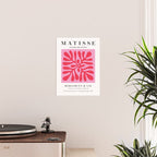 Henri Matisse Pink Red Paper Cut Outs Exhibition Poster Gallery Image 2