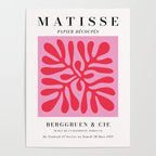 Henri Matisse Pink Red Paper Cut Outs Exhibition Poster Gallery Image 4