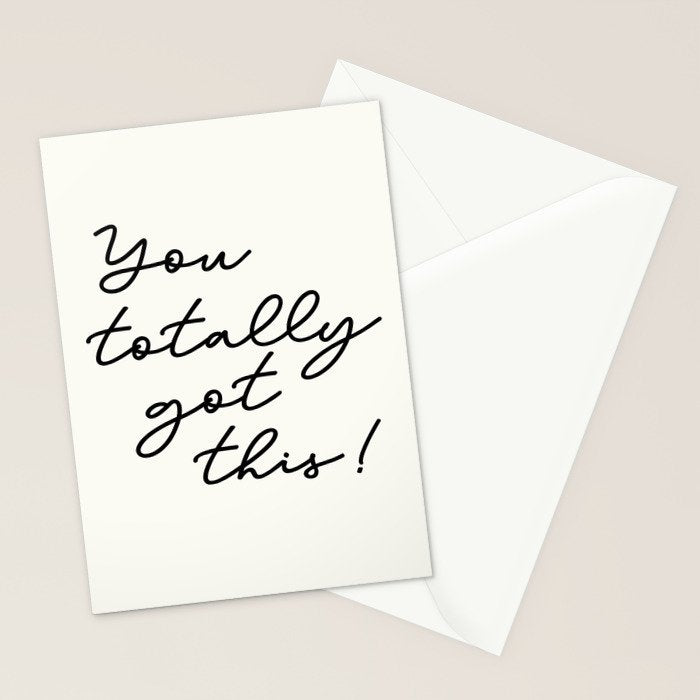 You totally got this! Stationery Card Gallery Image 2