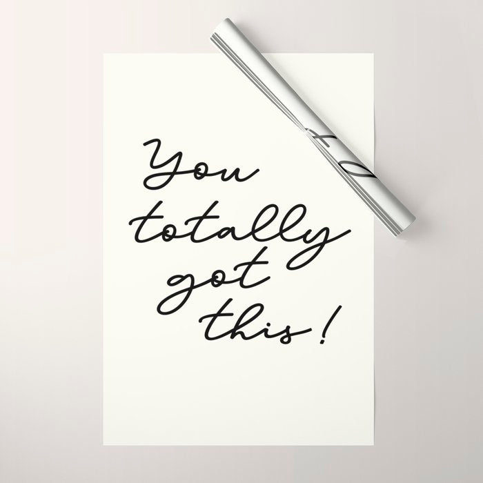 You totally got this! Wrapping Paper Gallery Image 1