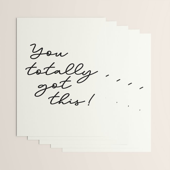 You totally got this! Wrapping Paper Gallery Image 3