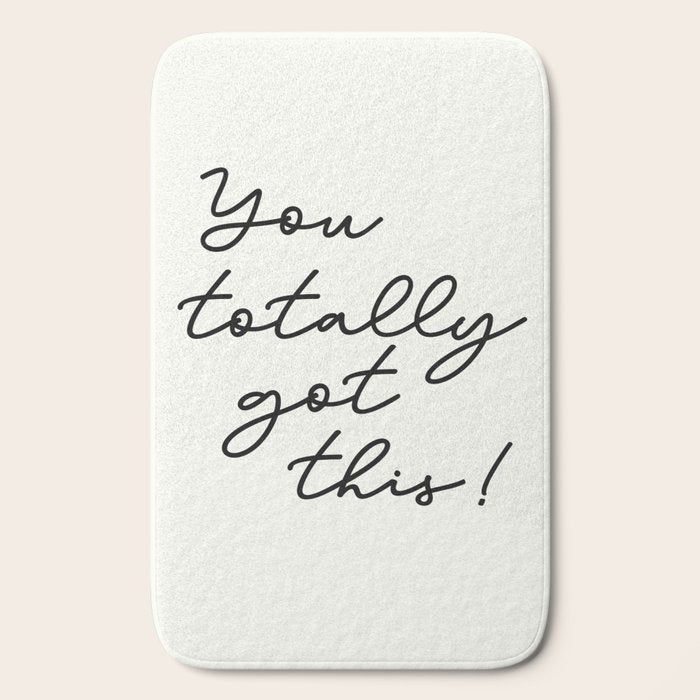 You totally got this! Bath Mat Gallery Image 2