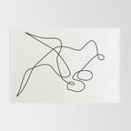 minimal line dance Rug Gallery Image 2