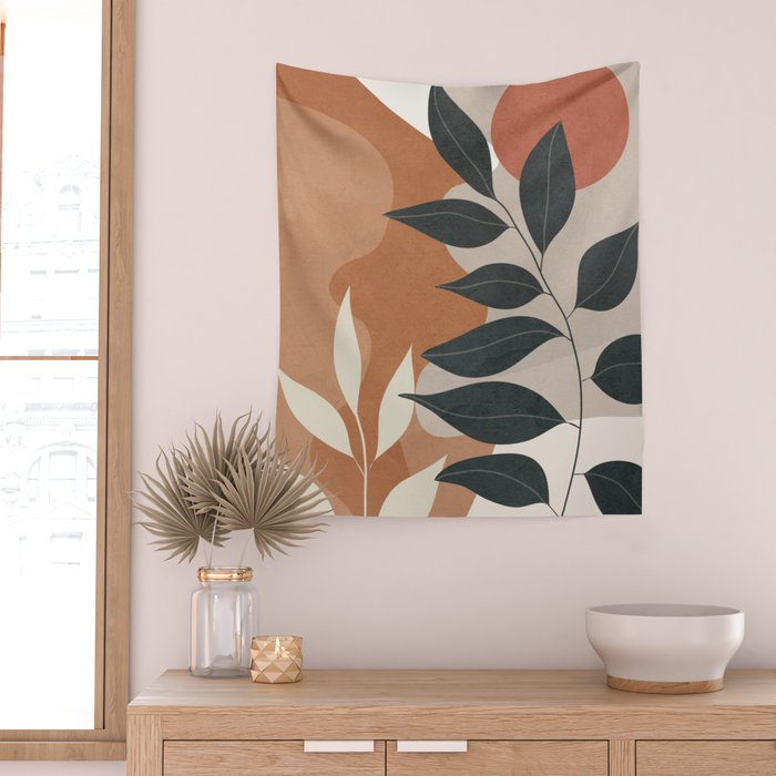 Branches Design 02 Wall Tapestry Gallery Image 2
