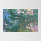 Claude Monet Water Lilies,Nymphéas Rug Gallery Image 2