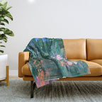 Claude Monet Water Lilies,Nymphéas Throw Blanket Gallery Image 1