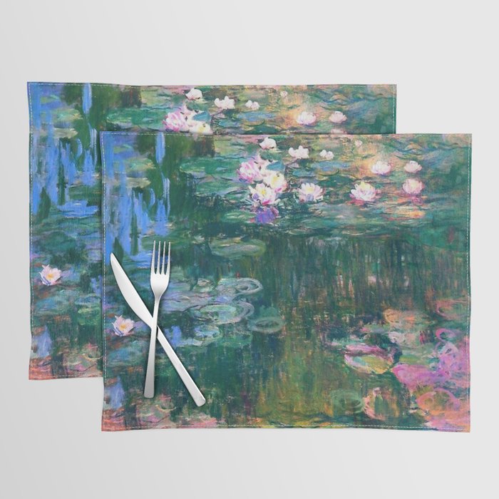 Claude Monet Water Lilies,Nymphéas Placemat Gallery Image 1