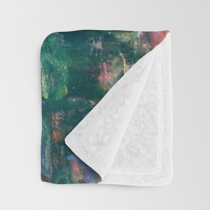 Claude Monet Water Lilies,Nymphéas Throw Blanket Gallery Image 3