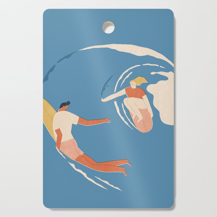Wave lovers Cutting Board Gallery Image 1