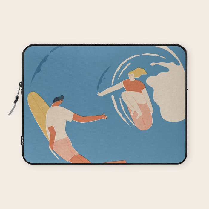 Wave lovers Laptop Sleeve Gallery Image 1