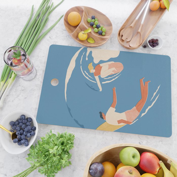 Wave lovers Cutting Board Gallery Image 2