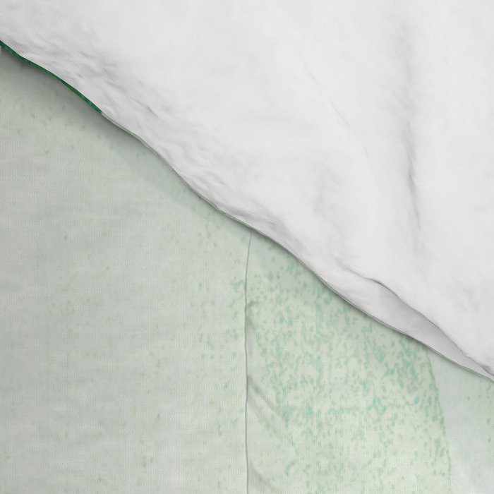 fresh summer rain abstract watercolor leaves Comforter Gallery Image 4