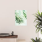 fresh summer rain abstract watercolor leaves Poster Gallery Image 2