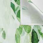 fresh summer rain abstract watercolor leaves Wall Tapestry Gallery Image 3