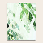 fresh summer rain abstract watercolor leaves Notebook Gallery Image 4