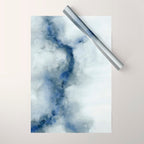 Indigo Abstract Painting | No.3 Wrapping Paper Gallery Image 1