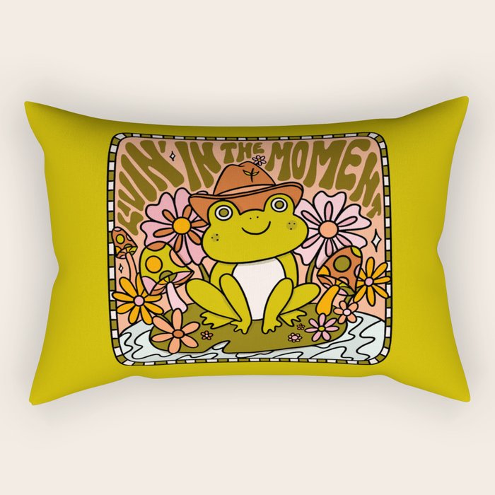 Livin' In The Moment Rectangular Pillow Gallery Image 2