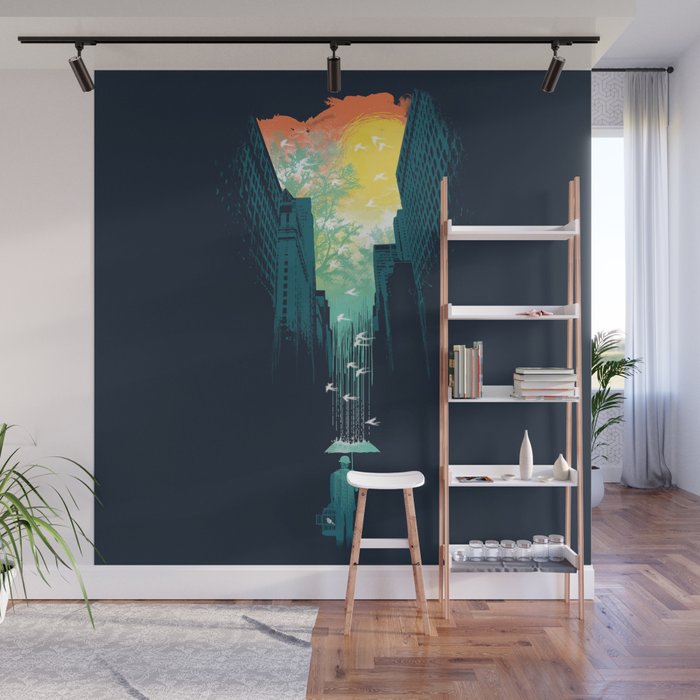I Want My Blue Sky Wall Mural Gallery Image 1